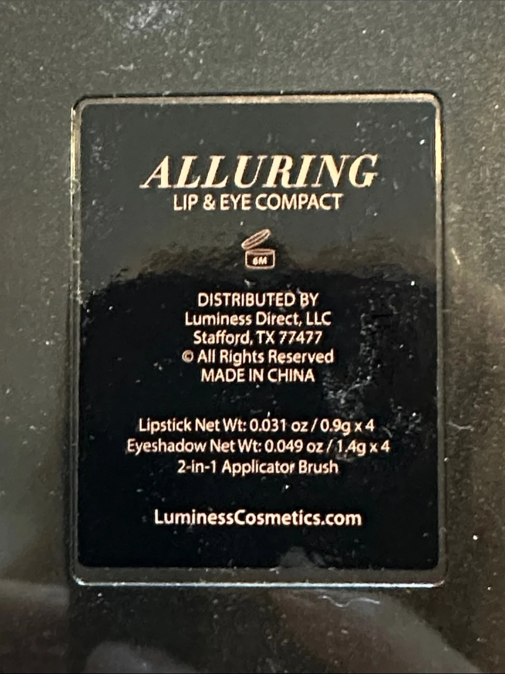 NIB Luminess Eyeshadow/Lip Palette